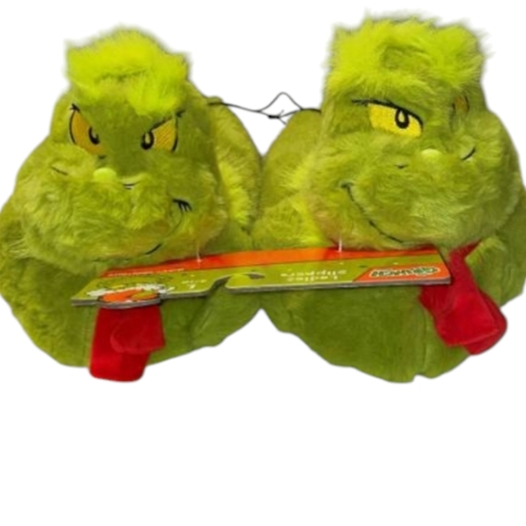 Dr. Seuss Other - Grinch Green Plush Slippers